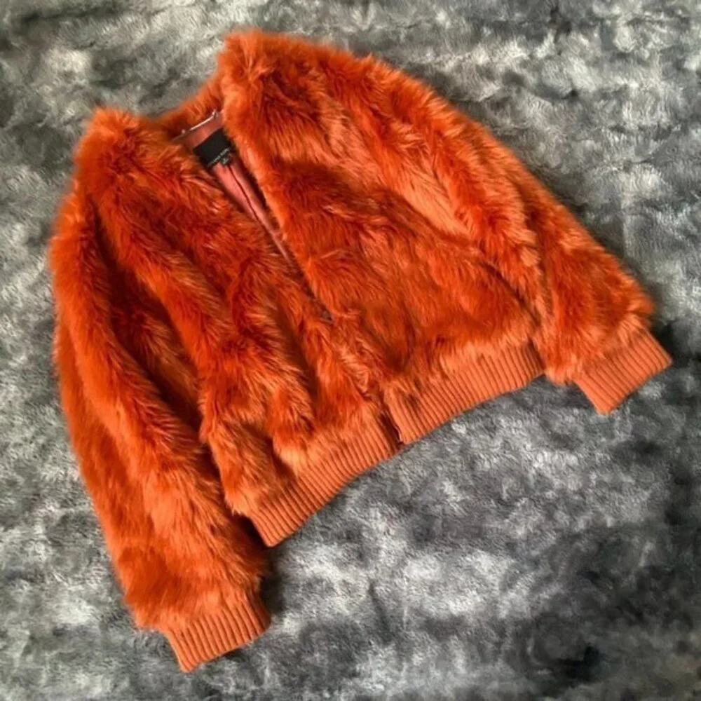 Banana Republic Faux Fur Bomber